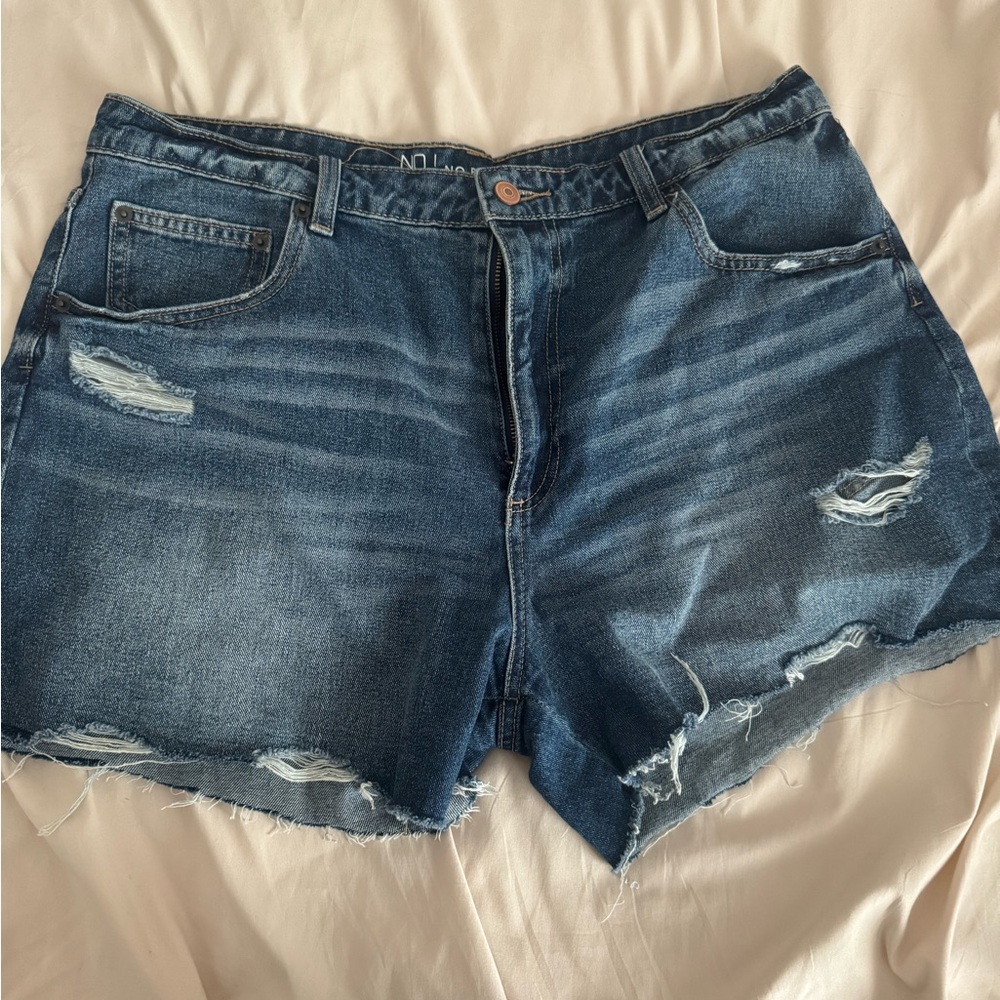 Women's Blue Denim Shorts